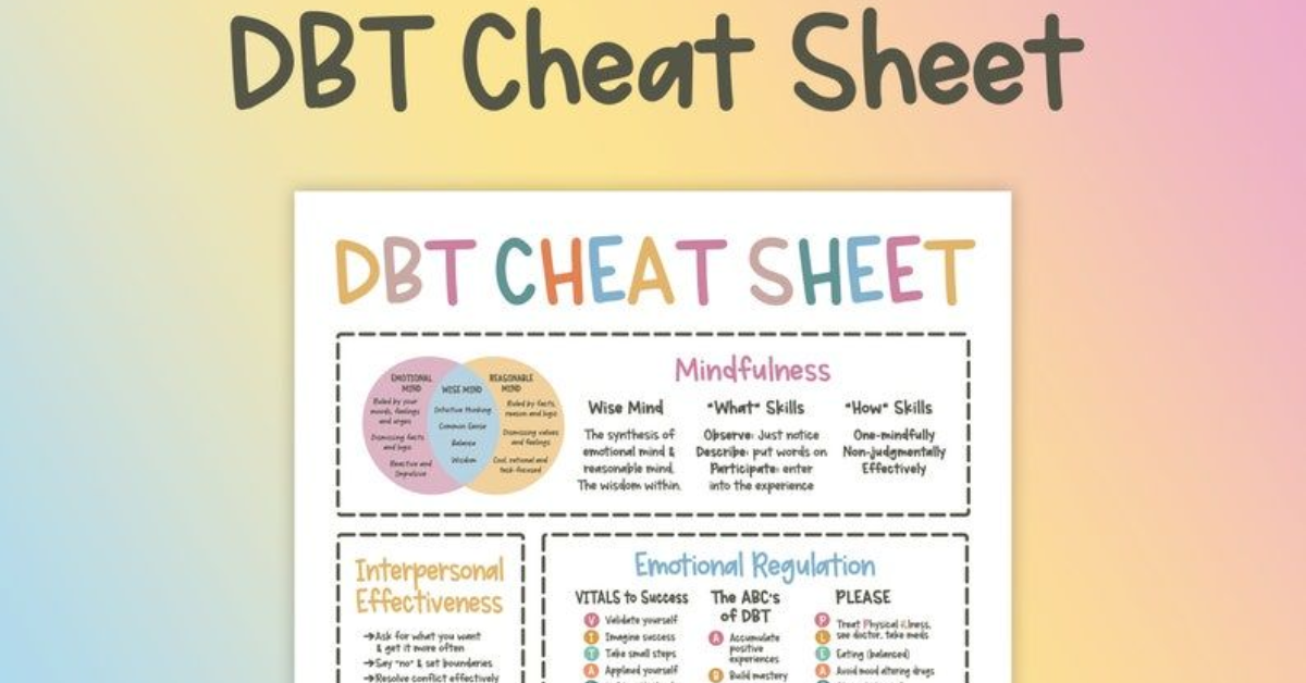 DBT Skills Cheat Sheet PDF: A Comprehensive Guide for Data Analysts